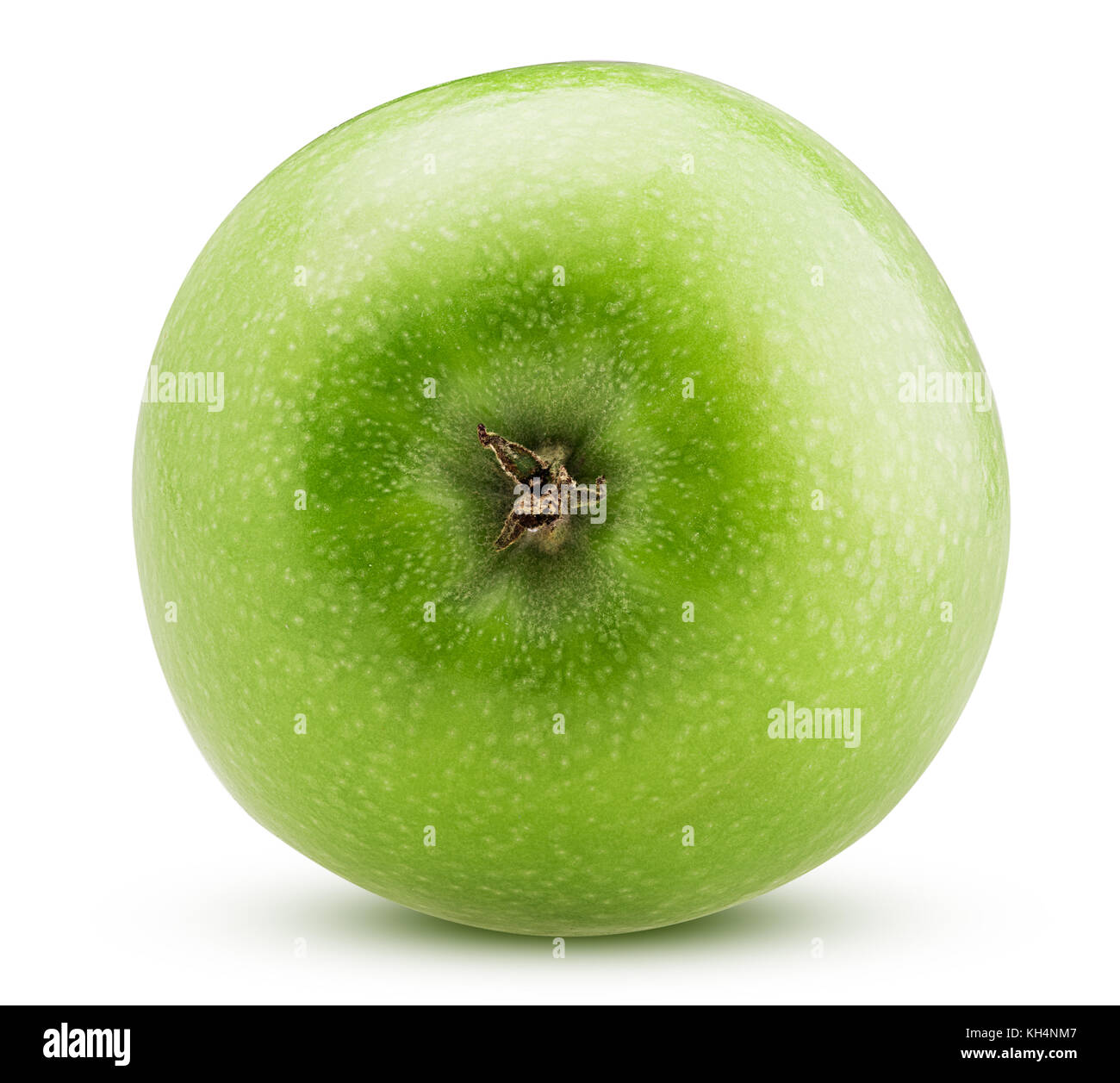 Green apple isolated on white background Clipping Path Stock Photo - Alamy