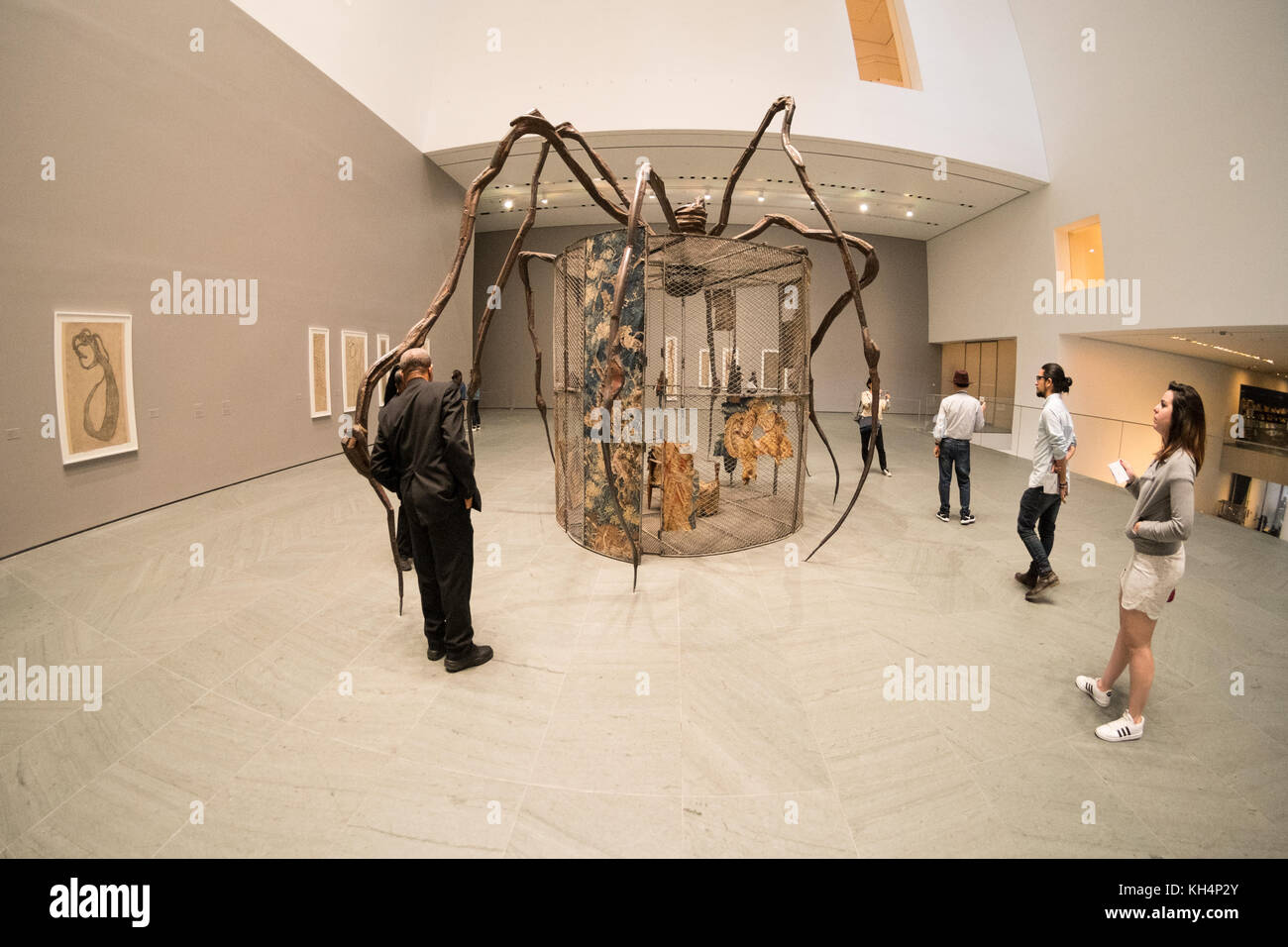 Louise Bourgeois, An Unfolding portrait exhibition at MoMa, The Stock Photo  - Alamy