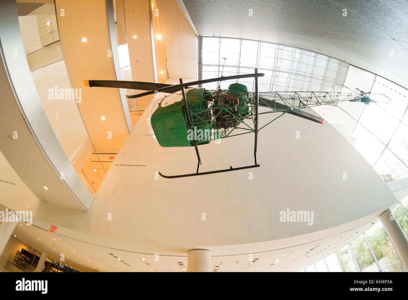 Bell47D1 Helicopter by Arthur Young. The Museum of Modern Art ( Moma ) Manhattan, New York City