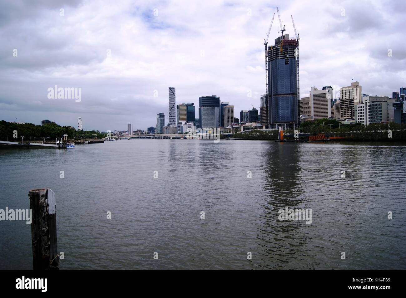 The centre of Brisbane and its River, Australia Stock Photo Alamy