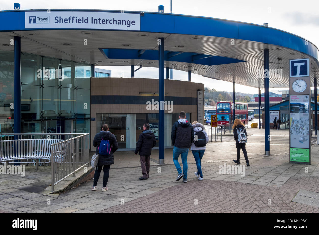 Sheffield Interchange, Sheffield, Yorkshire, England, UK Stock Photo