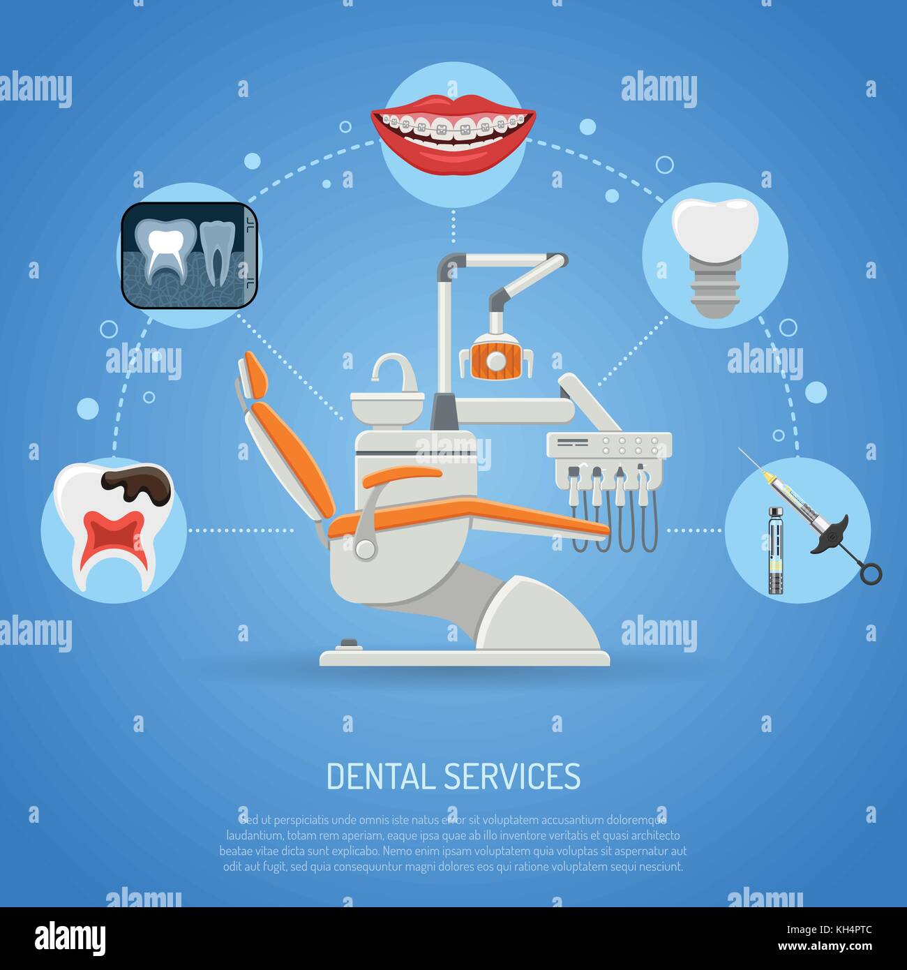 Dental Services Concept Stock Vector Image & Art - Alamy