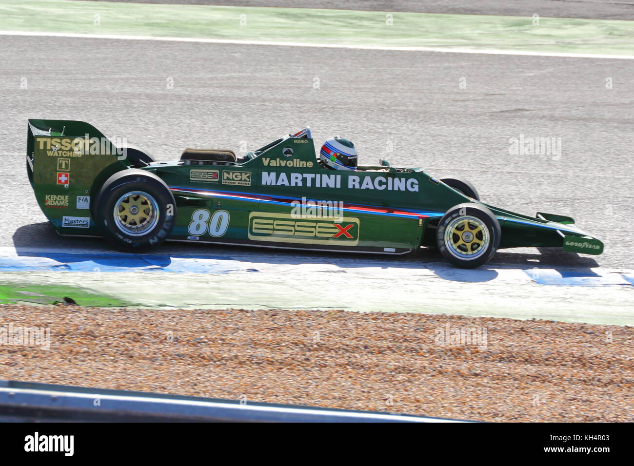 Classic Racing Cars competing over a weekend in Estoril, Portugal, in October 2017. Stock Photo