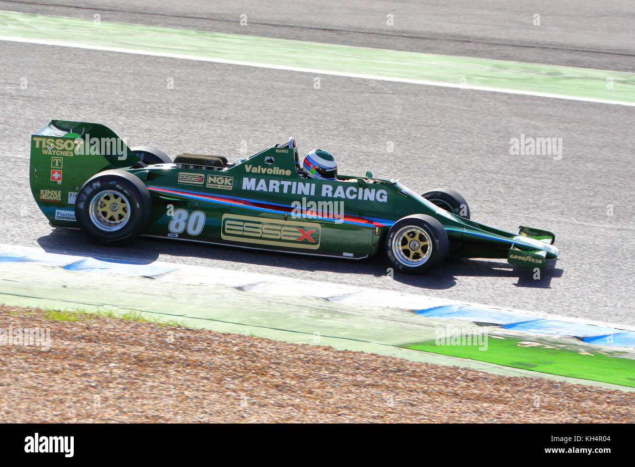 Classic Racing Cars competing over a weekend in Estoril, Portugal, in October 2017. Stock Photo