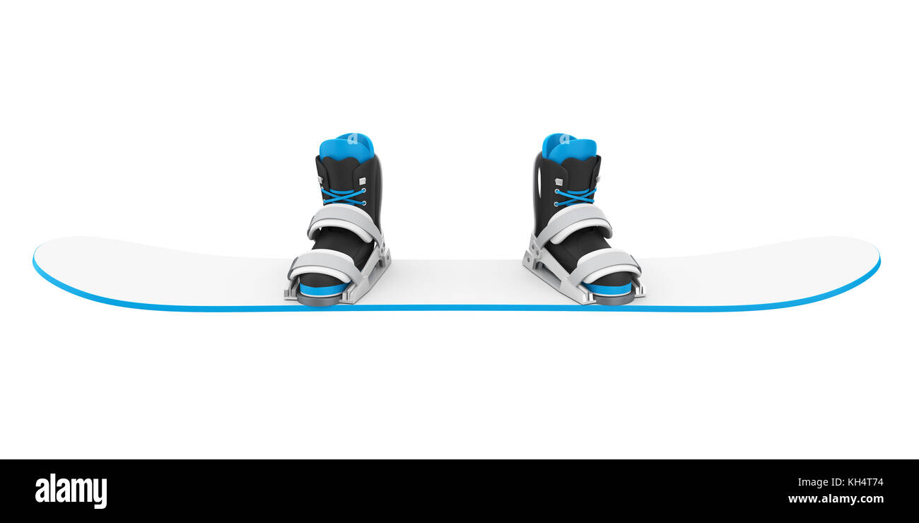 Snowboard with Bindings Isolated Stock Photo Alamy