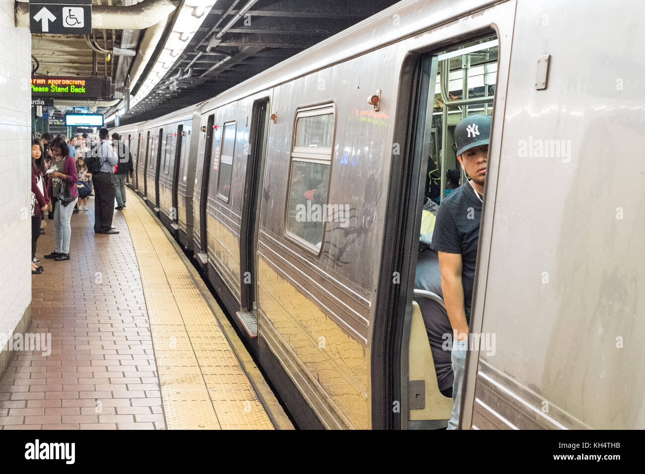 New York Subway, Manhattan, NY, United States of America. Stock Photo