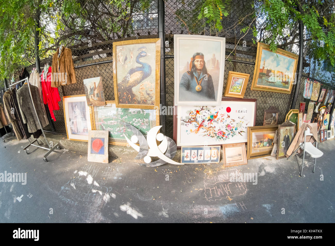 Grand bazaar flea market upper West Side, New York City, United States