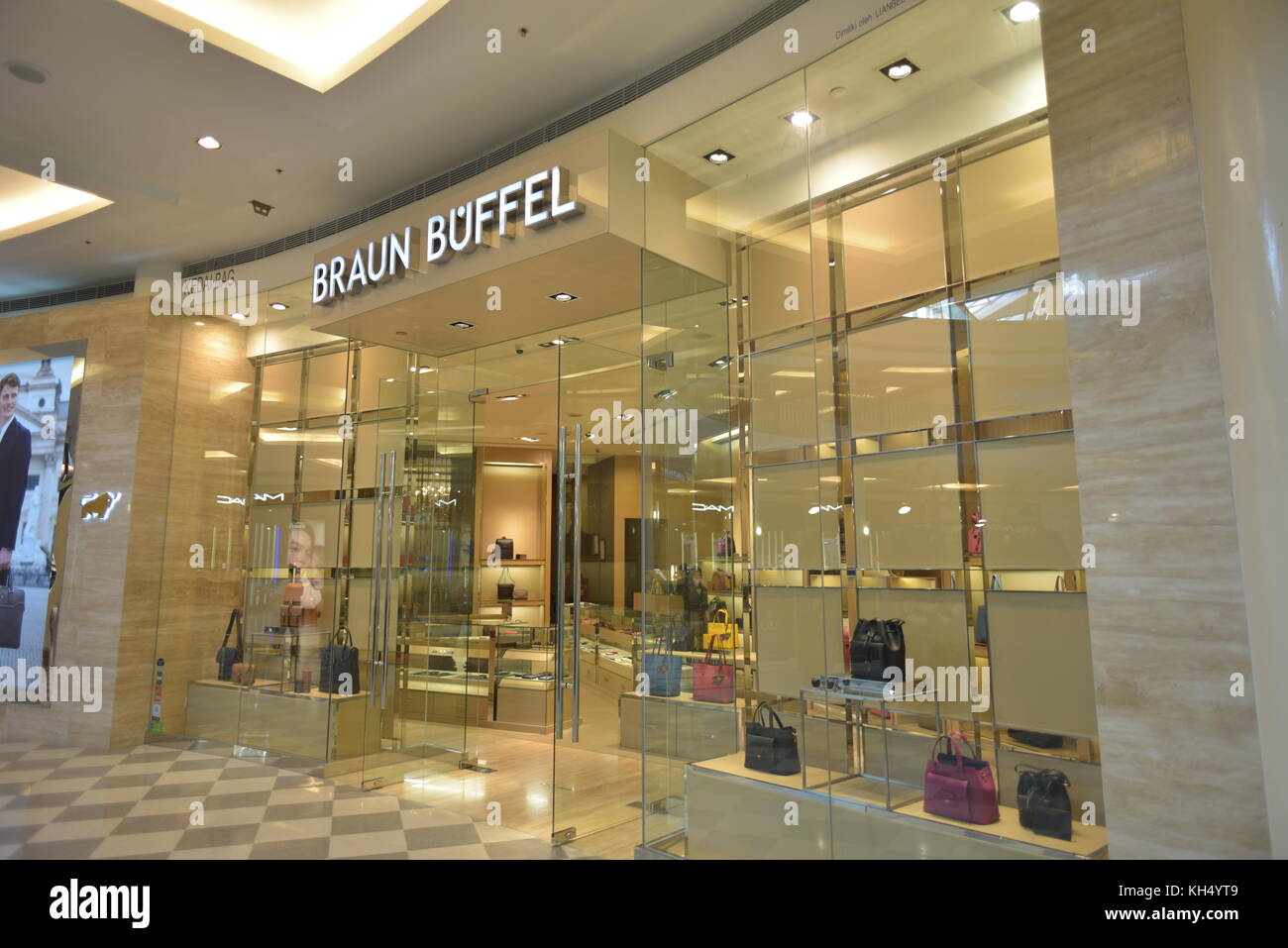 Putrajaya,Malaysia - 18th September 2017 : Braun Buffel outlet in Alamanda  Shopping Mall putrajaya.Braun Buffel is a famous fashion brand Stock Photo  - Alamy