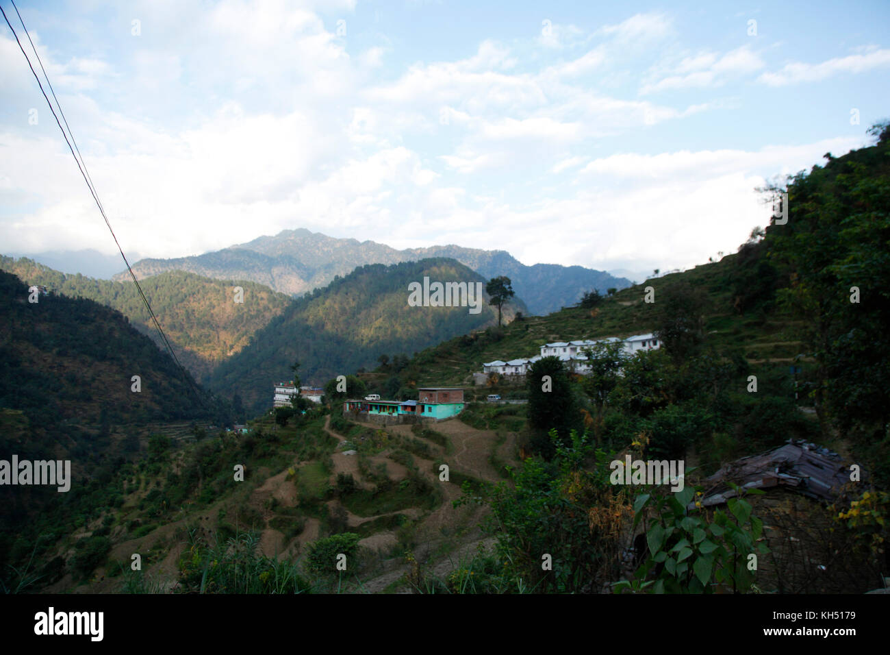 Beautiful Valley, Himalayan Mountain, Uttrakhand, India, Himalaya (Photo Copyright © Saji Maramon) Stock Photo