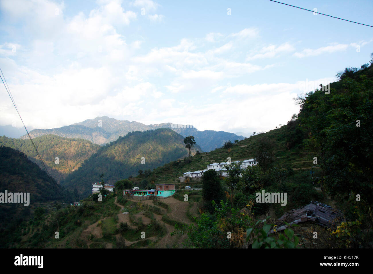 Beautiful Valley, Himalayan Mountain, Uttrakhand, India, Himalaya (Photo Copyright © Saji Maramon) Stock Photo