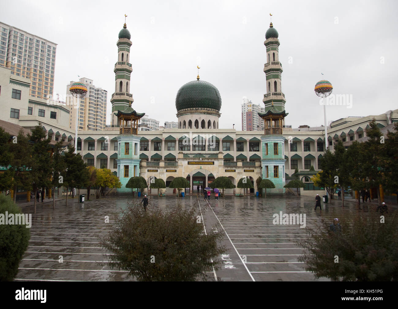 Dongguan grand mosque, Qinghai province, Xining, China Stock Photo