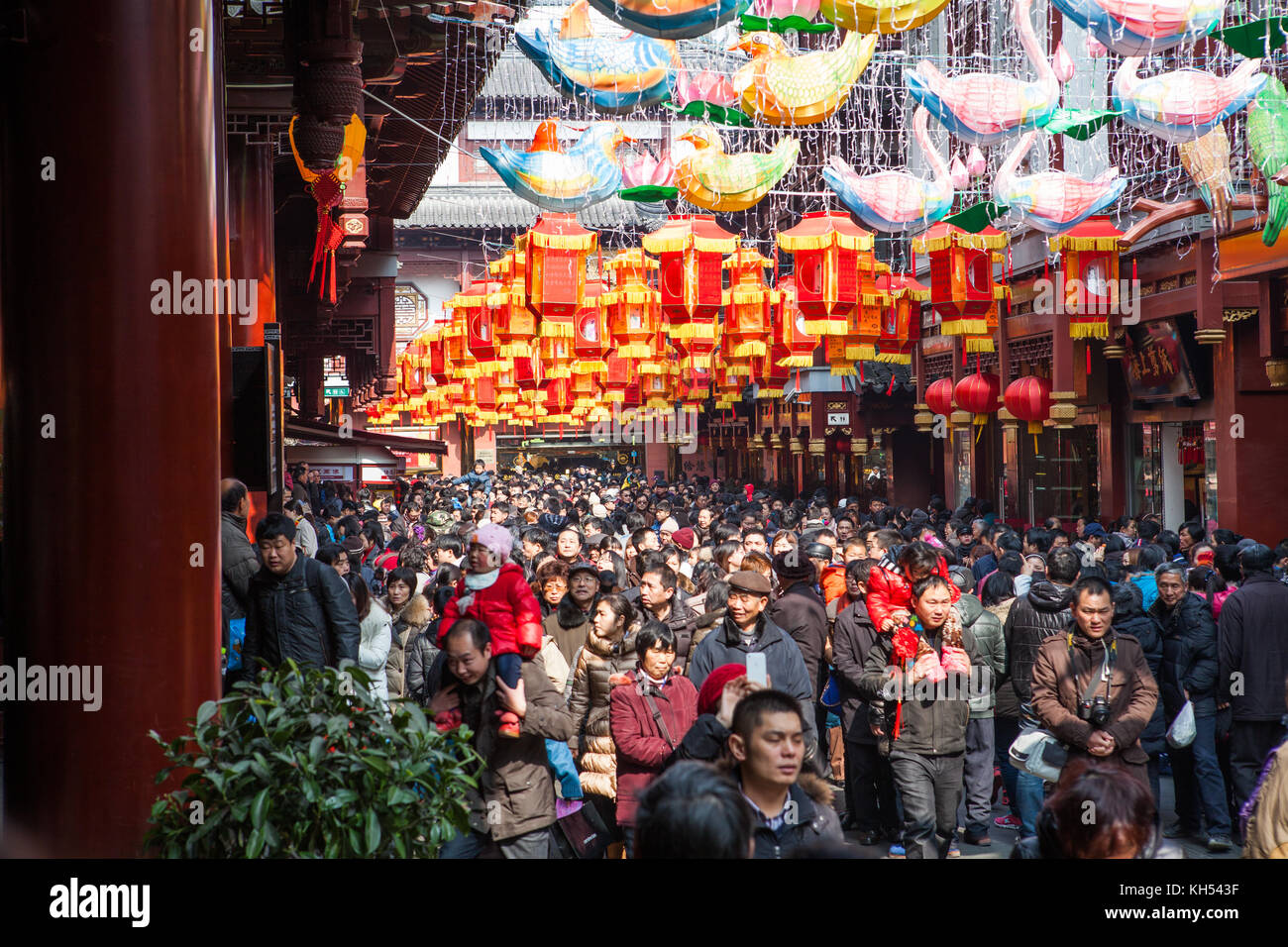 chinese new year shanghai china