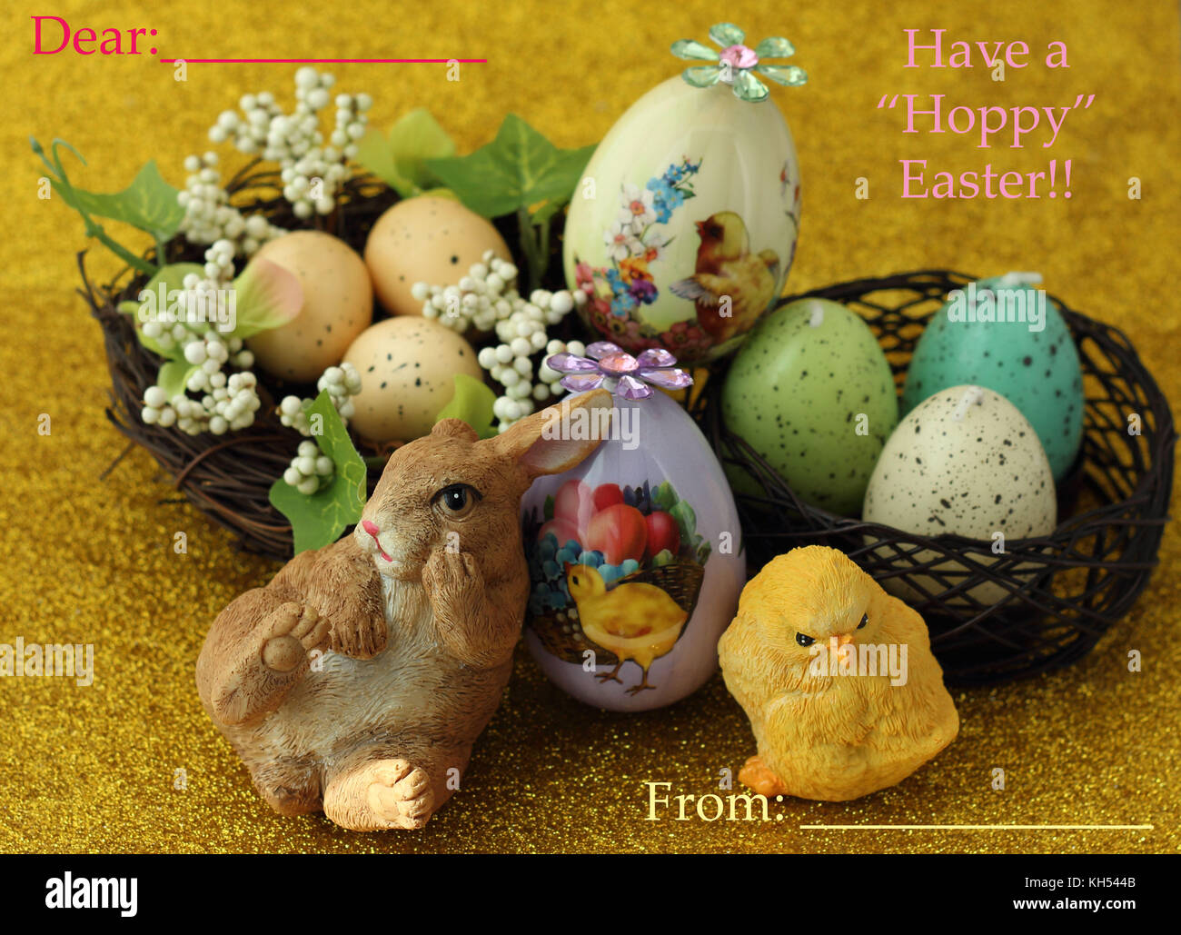 Hoppy Easter Stock Photo