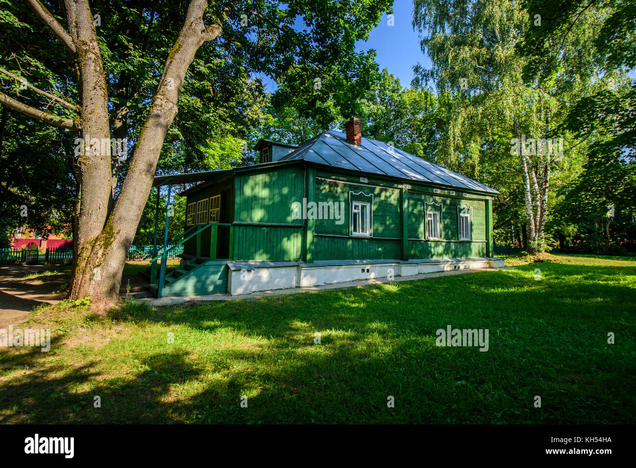 Family house of Dostoevsky in Darovoe, Moscow region. Russia Stock ...