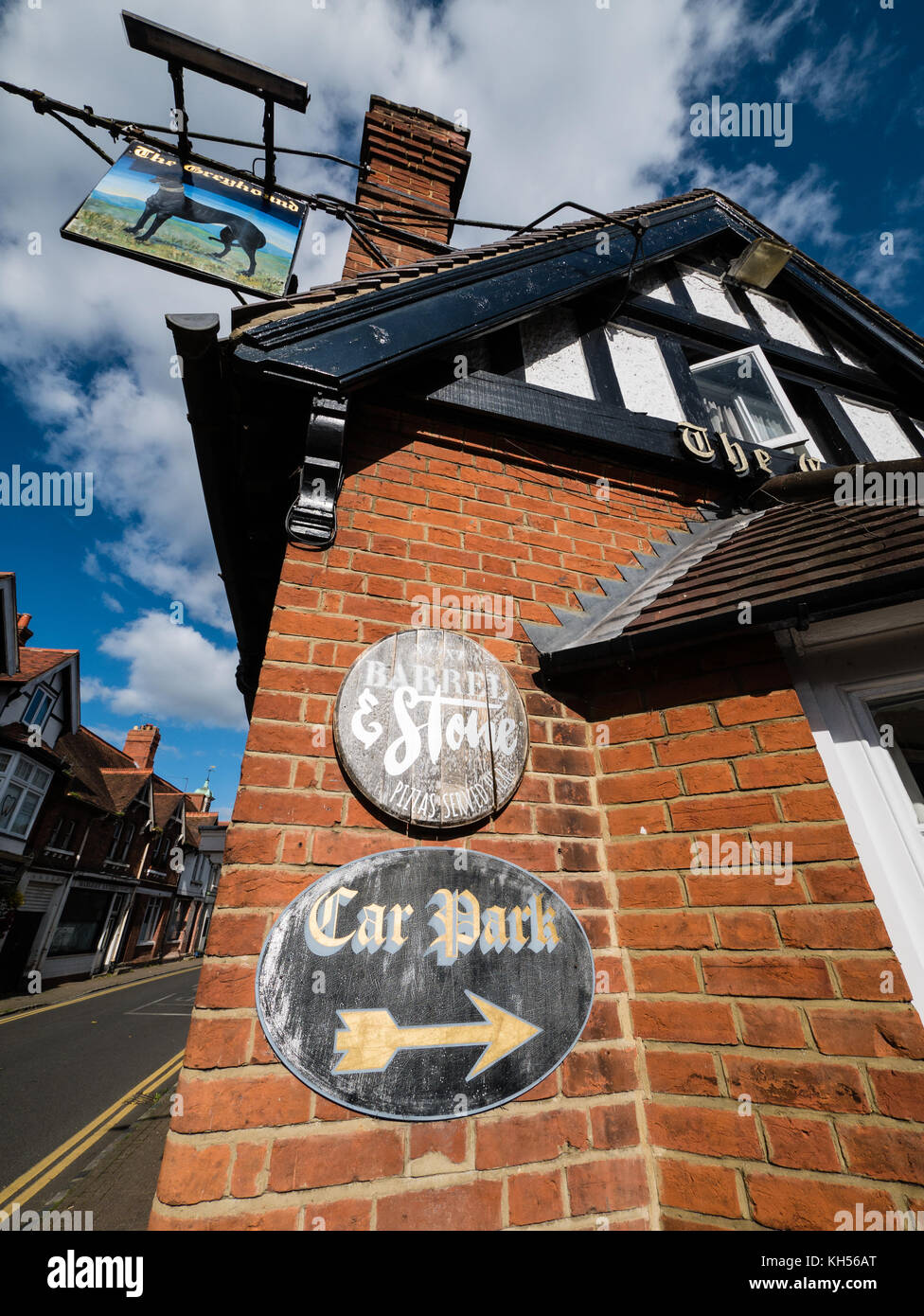The Grayhound Pub,Wargrave, Village, Berkshire, England, UK, GB. Stock Photo