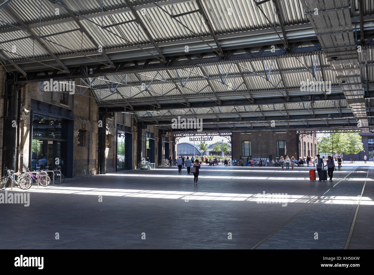 West Handyside Canopy, King's Cross, London, UK Stock Photo Alamy