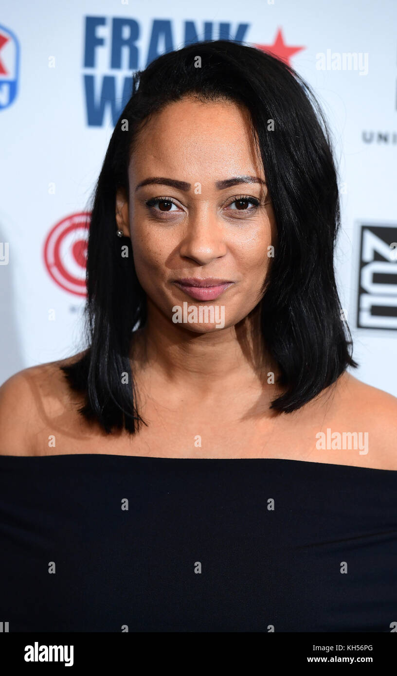 Lisa Maffia attending the Nordoff Robbins Boxing Dinner at the Hilton hotel.London. PRESS ASSOCIATION Photo. Picture date: Monday November 13, 2017. Photo credit should read: Ian West/PA Wire Stock Photo