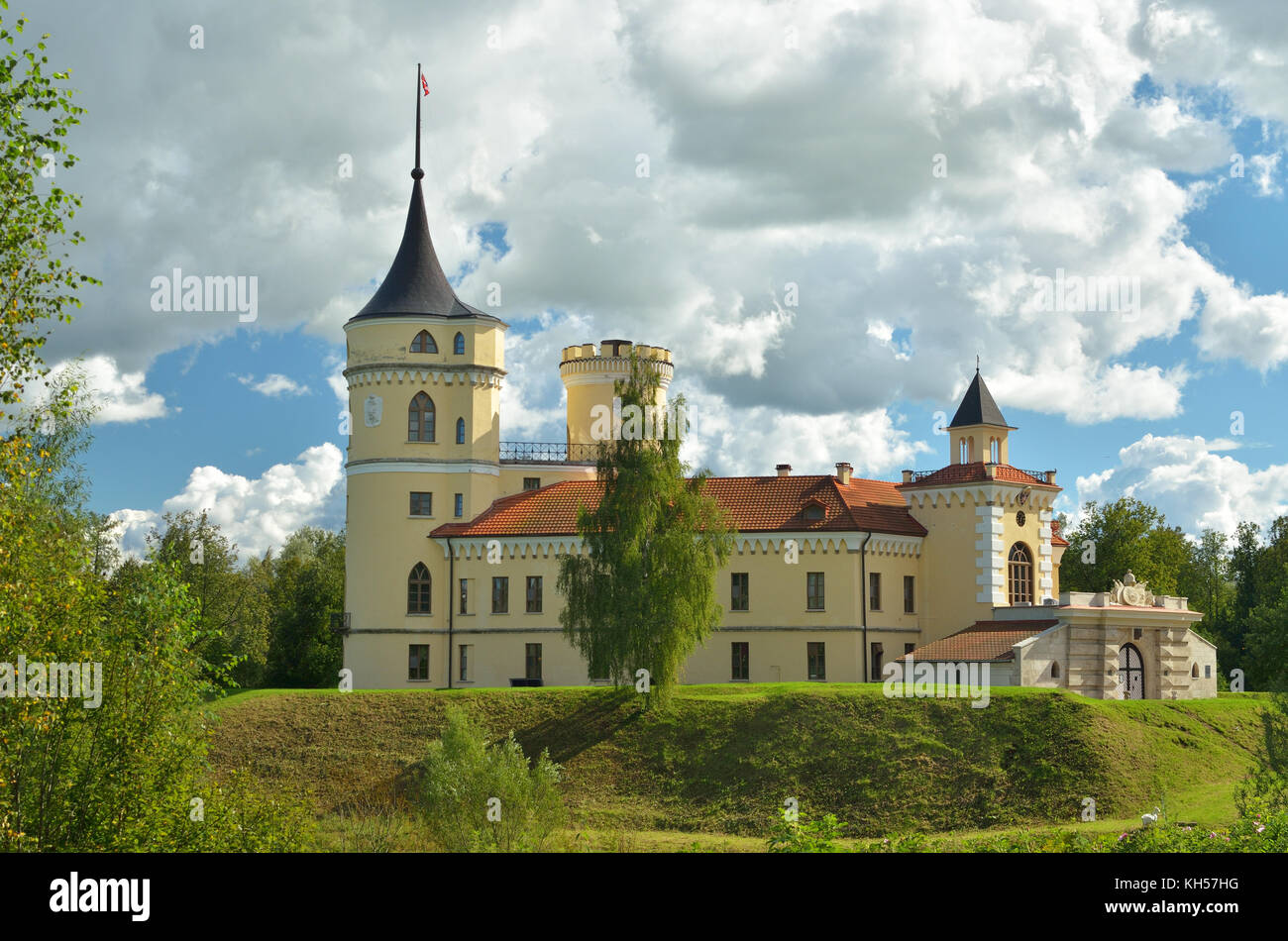 03.09.2016.Russia.Pavlovsk.The castle was built under the Emperor Paul ...