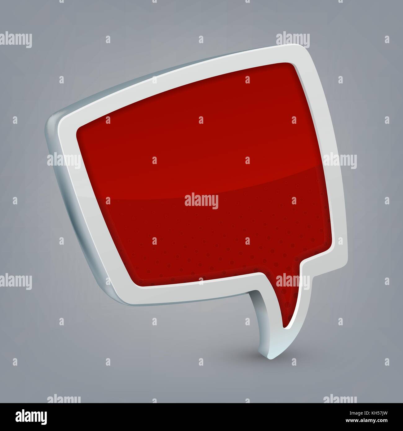 Red cloud speech. Vector illustration in eps10 Stock Vector Image & Art ...