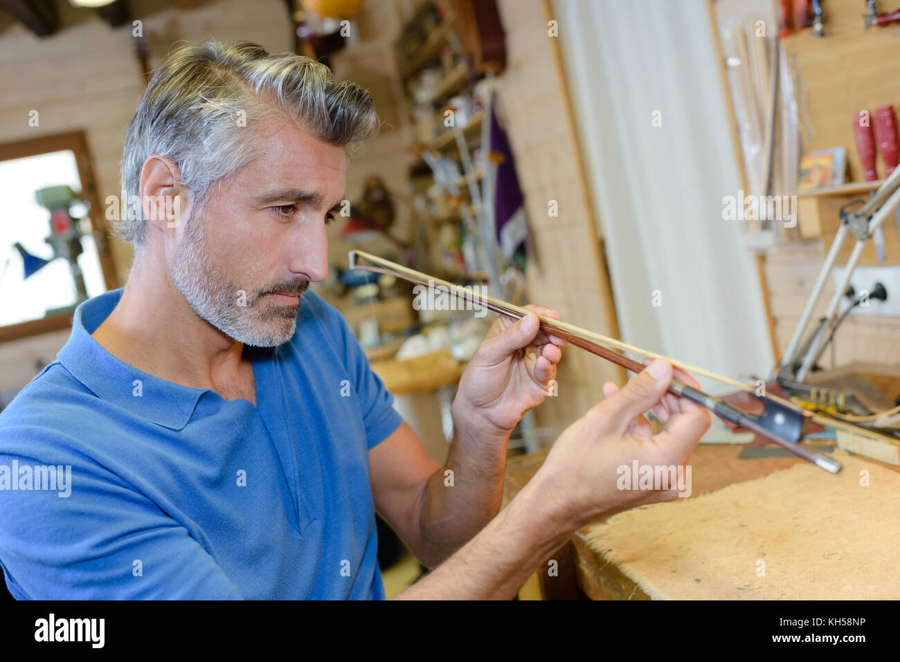 instrument maker in Stock Photo Alamy
