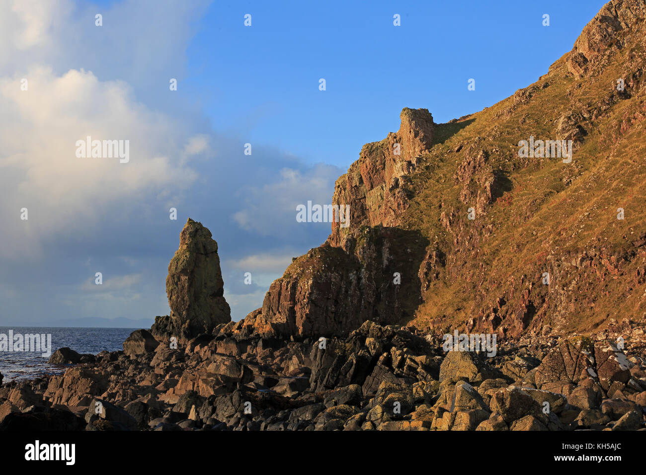 Stack of Skudiburgh on the Isle of Skye Stock Photo