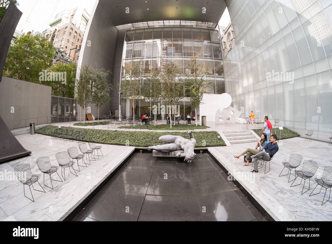 The Abby Aldrich Rockefeller Garden, MoMa The Museum of Modern Art, New York City, United States of America. U.S.A Stock Photo - Alamy