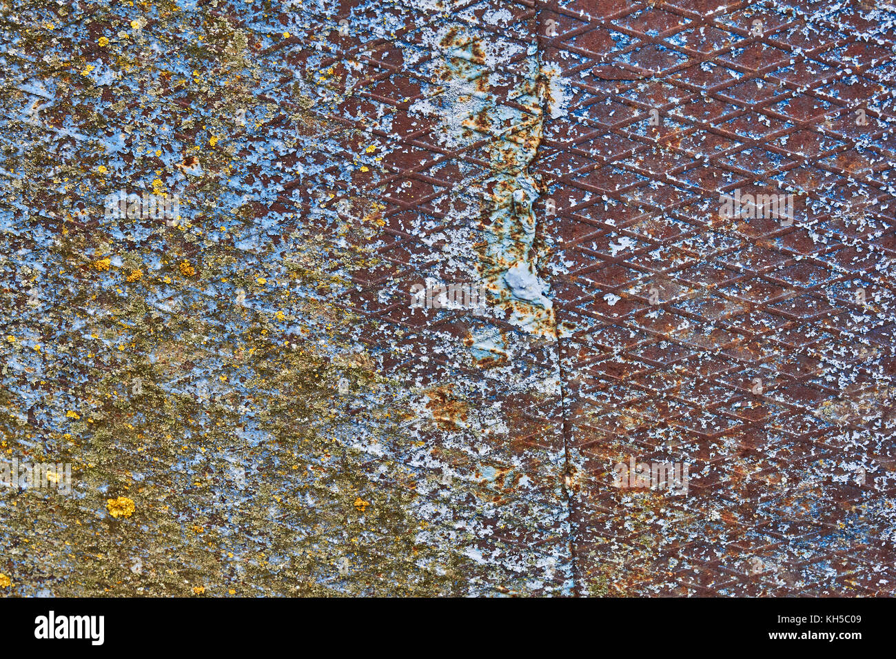 corrugated metal with spots and rust Stock Photo - Alamy