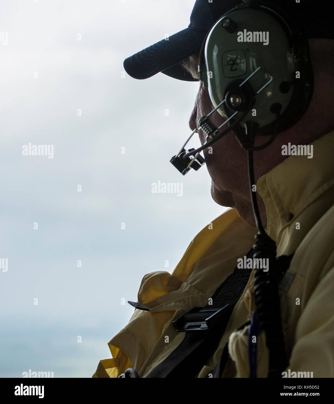 U.S. Secretary of Agriculture Sonny Perdue surveying agricultural damage from Hurricane Harvey