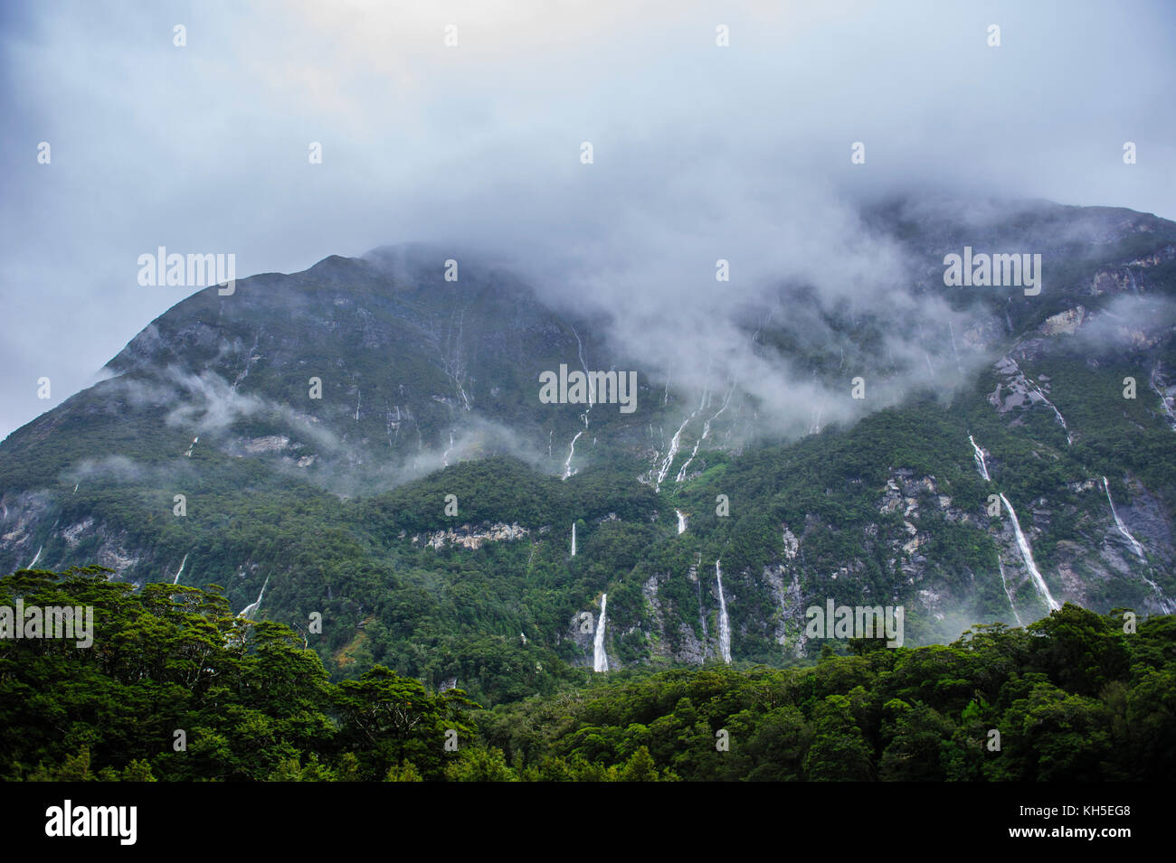 Huge Waterfalls Created After Heavy Rain Showers On The Walls Of huge-waterfalls-created-after-heavy-rain-showers-on-the-walls-of