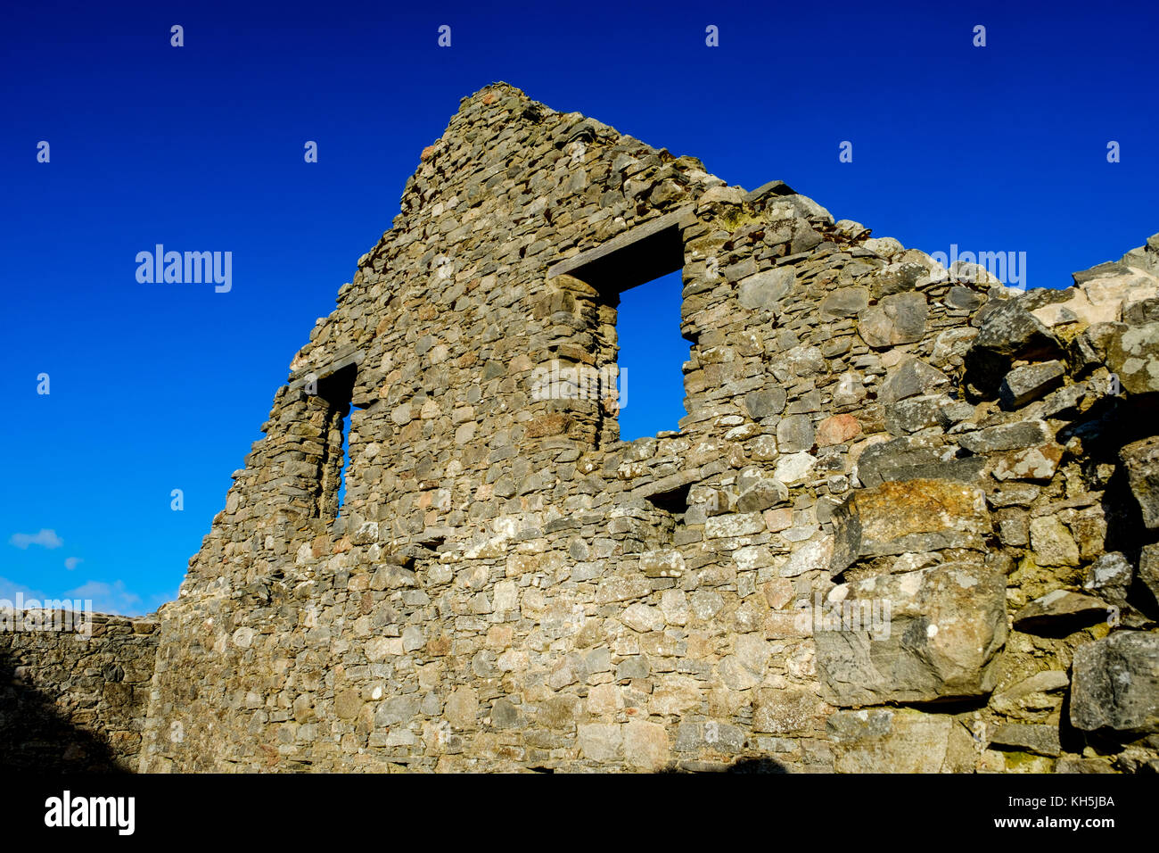 Ruthven Barracks, near Ruthven in Badenoch, Scotland, are the smallest