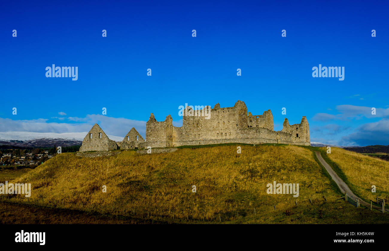 Ruthven Barracks, near Ruthven in Badenoch, Scotland, are the smallest