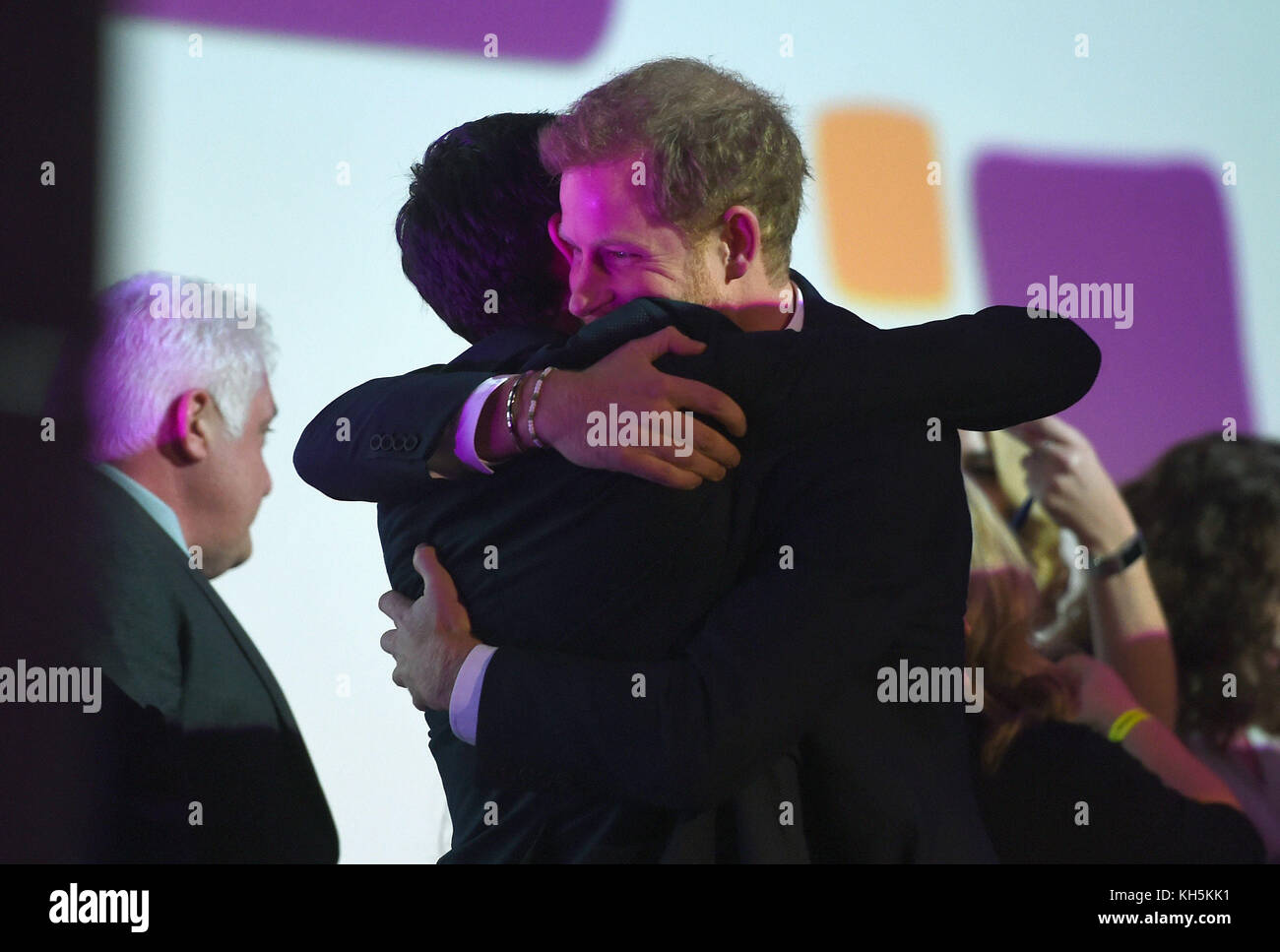 Prince Harry Presents The Award For Best Documentary To The Mind Over Marathon Runners On Stage At The Virgin Money Giving Mind Media Awards In London Stock Photo Alamy Prince Harry Presents The Award For Best Documentary To The Mind Over Marathon Runners On Stage At The Virgin Money Giving Mind Media Awards In London Stock Photo Alamy