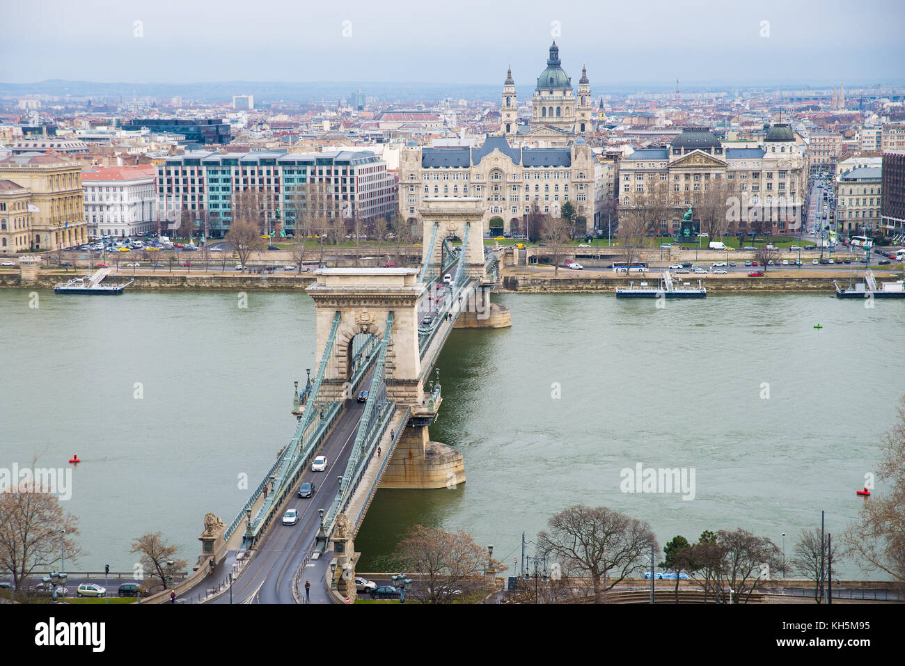 Chain Bridge  Stock Photo