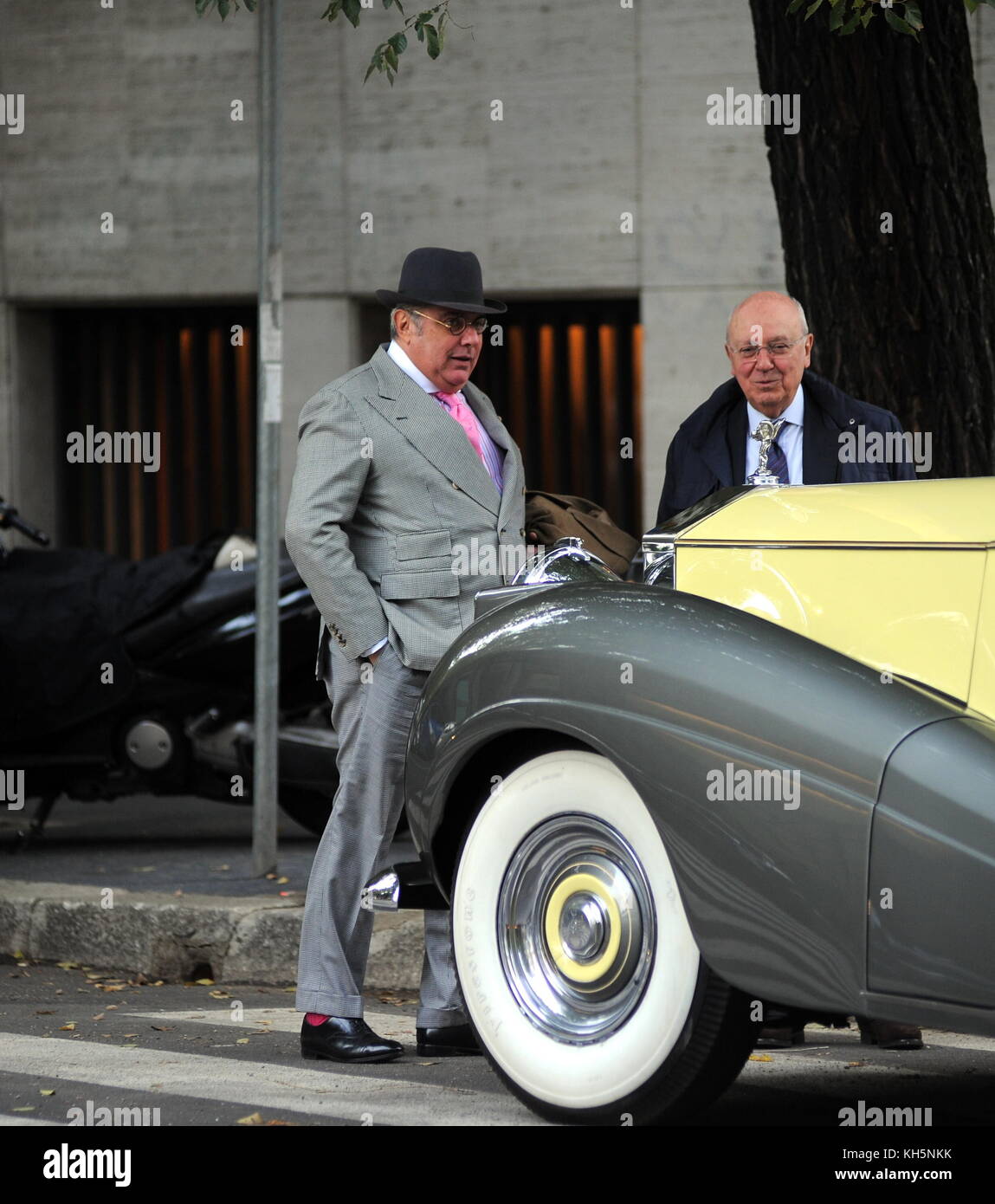 Milan Nunzio Alfredo D Angeri Said Pupi In The Center With His New Stock Photo Alamy