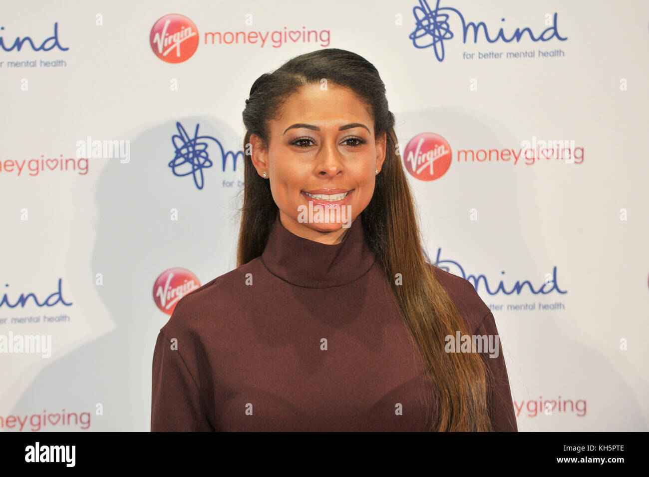 London, UK. 13th Nov, 2017. Rachel Bruno, daughter of ex boxer Frank Bruno, on the red carpet at the Virgin Money Giving Mind Media Awards 2017 at the Odeon Cinema, Leicester Square. The Awards celebrate the best examples of reporting and portrayals of mental health in print, broadcast, digital media and film. Credit: Stephen Chung/Alamy Live News Stock Photo