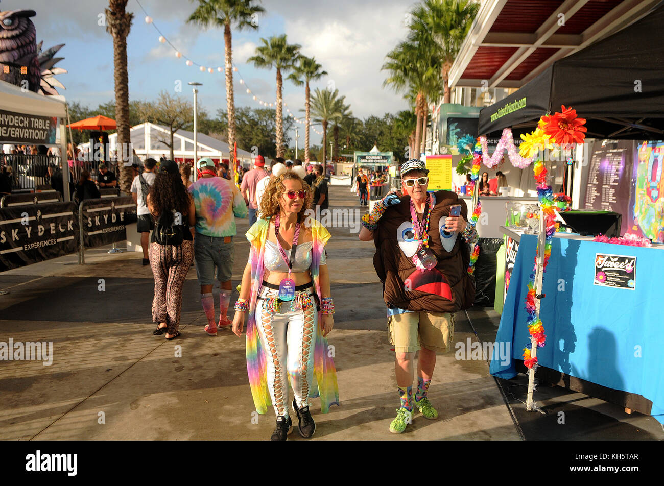 Orlando, United States. 11th Nov, 2017. People attend the Electric