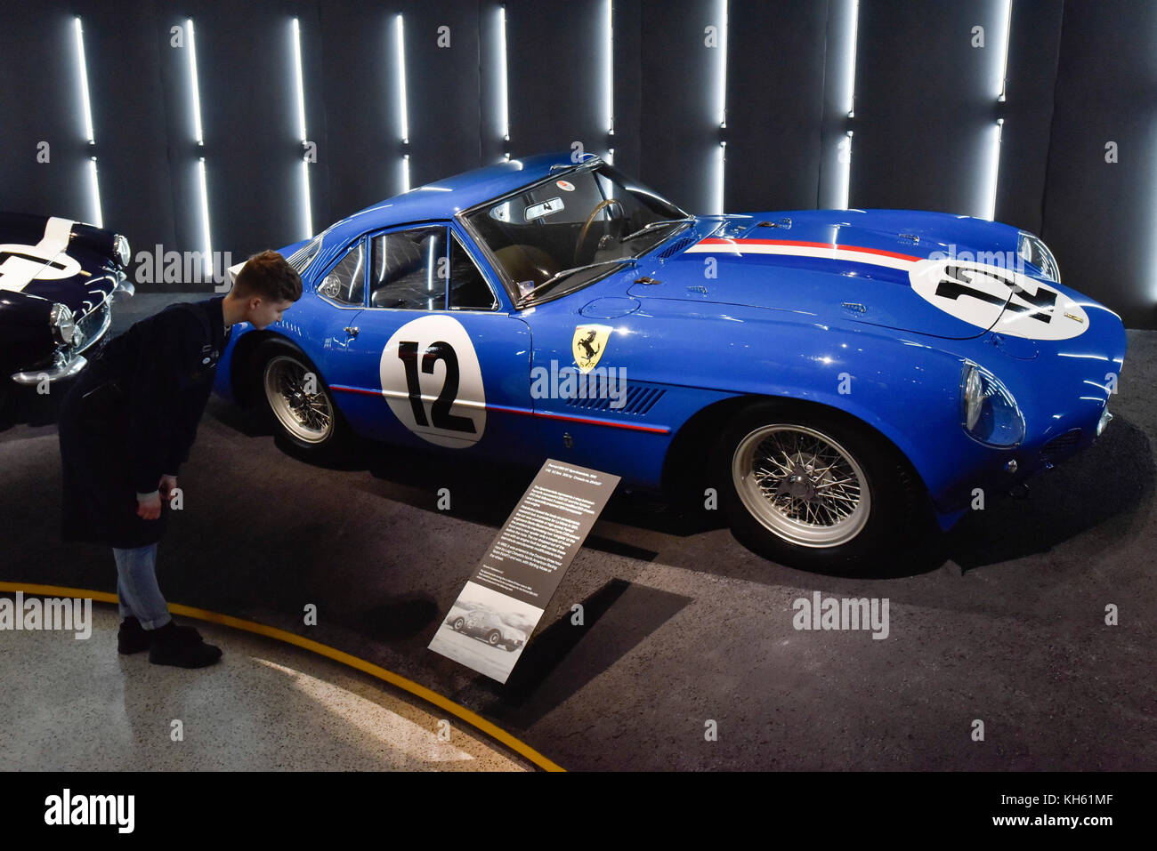 London, UK.  14 November 2017. A Ferrari 250 GT Sperimentale, 1961. Preview of 'Ferrari: Under the Skin', an exhibition at the Design Museum to mark the 70th anniversary of Ferrari.  Over GBP140m worth of Ferraris are on display from private collections including Michael Schumacher's 2000 F1 winning car.  The show runs 15 November to 15 April 2018.  Credit: Stephen Chung / Alamy Live News Stock Photo