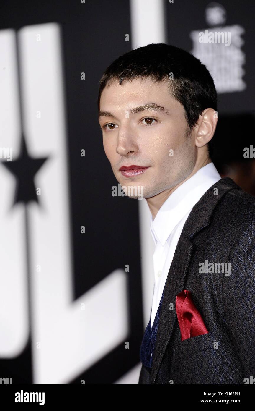 Los Angeles, CA, USA. 13th Nov, 2017. Ezra Miller at arrivals for