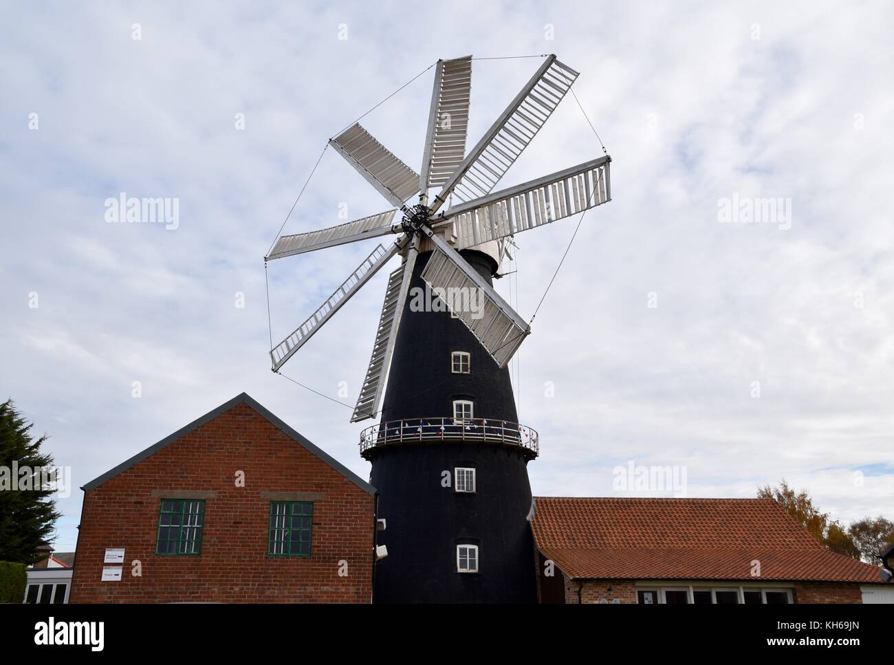 Heckington Windmill Stock Photo
