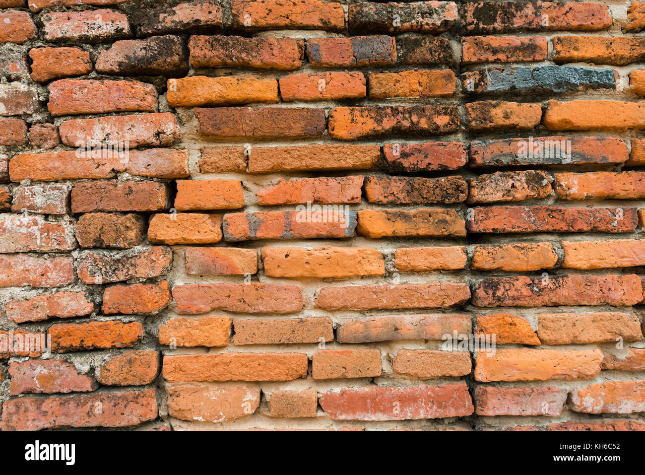 Old red brick wall background Stock Photo - Alamy