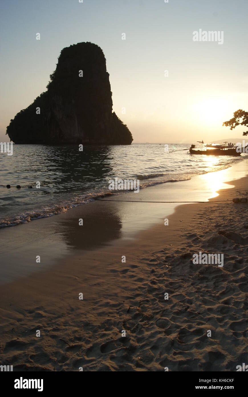 The Isles of Phranang Cave Beach Stock Photo