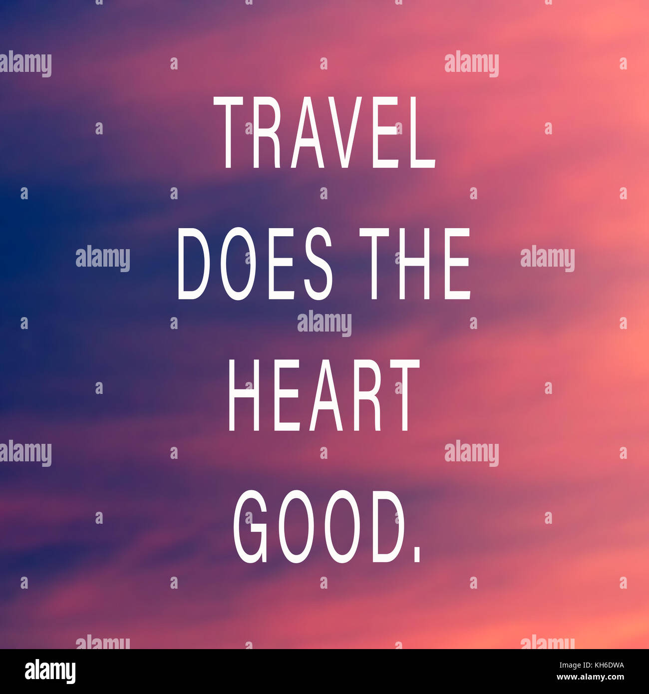Travel inspiration quote - Enjoy your journey. Stock Photo