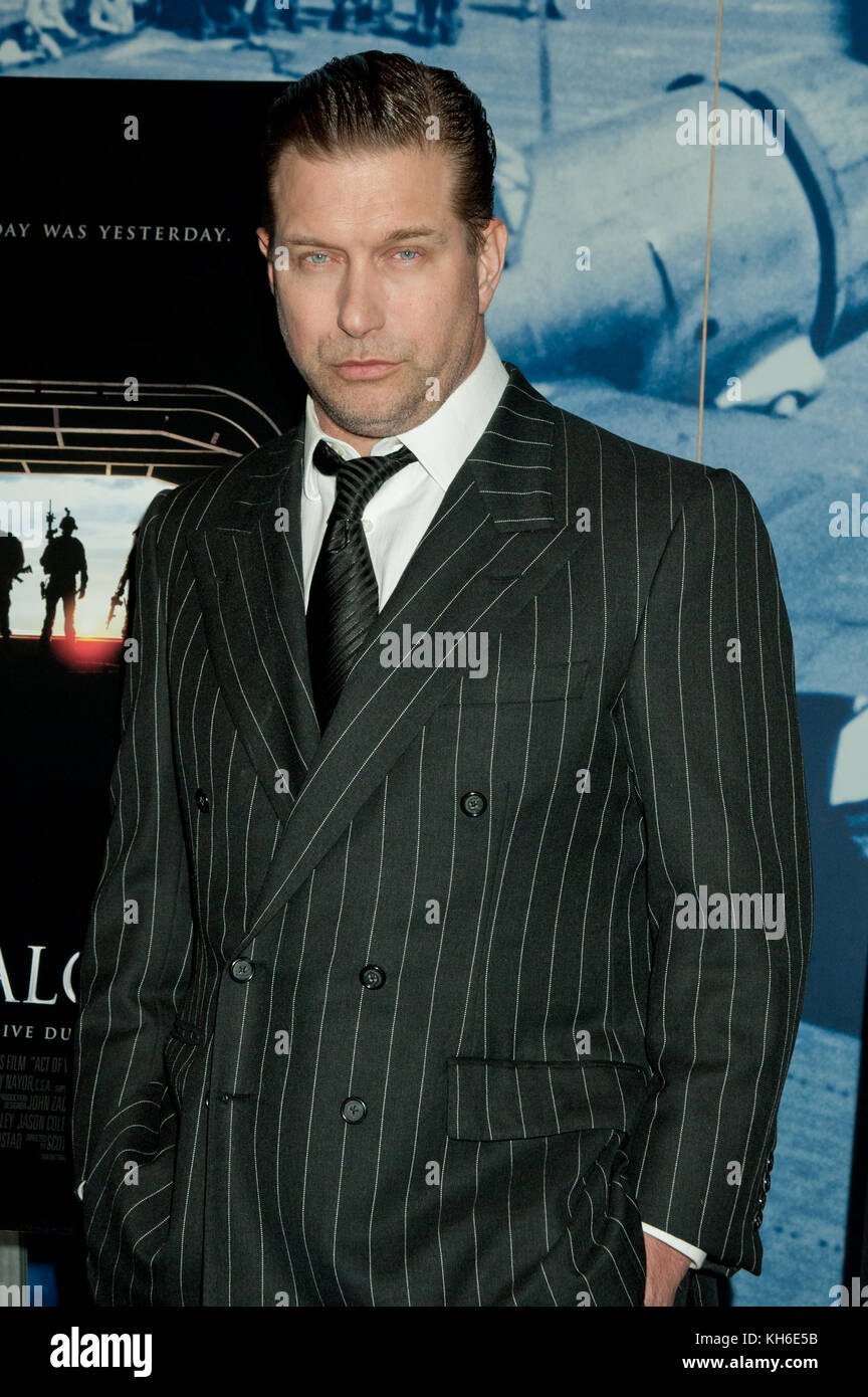Stephen Balwin at the New York Premiere of Act of Valor at The Intrepid ...