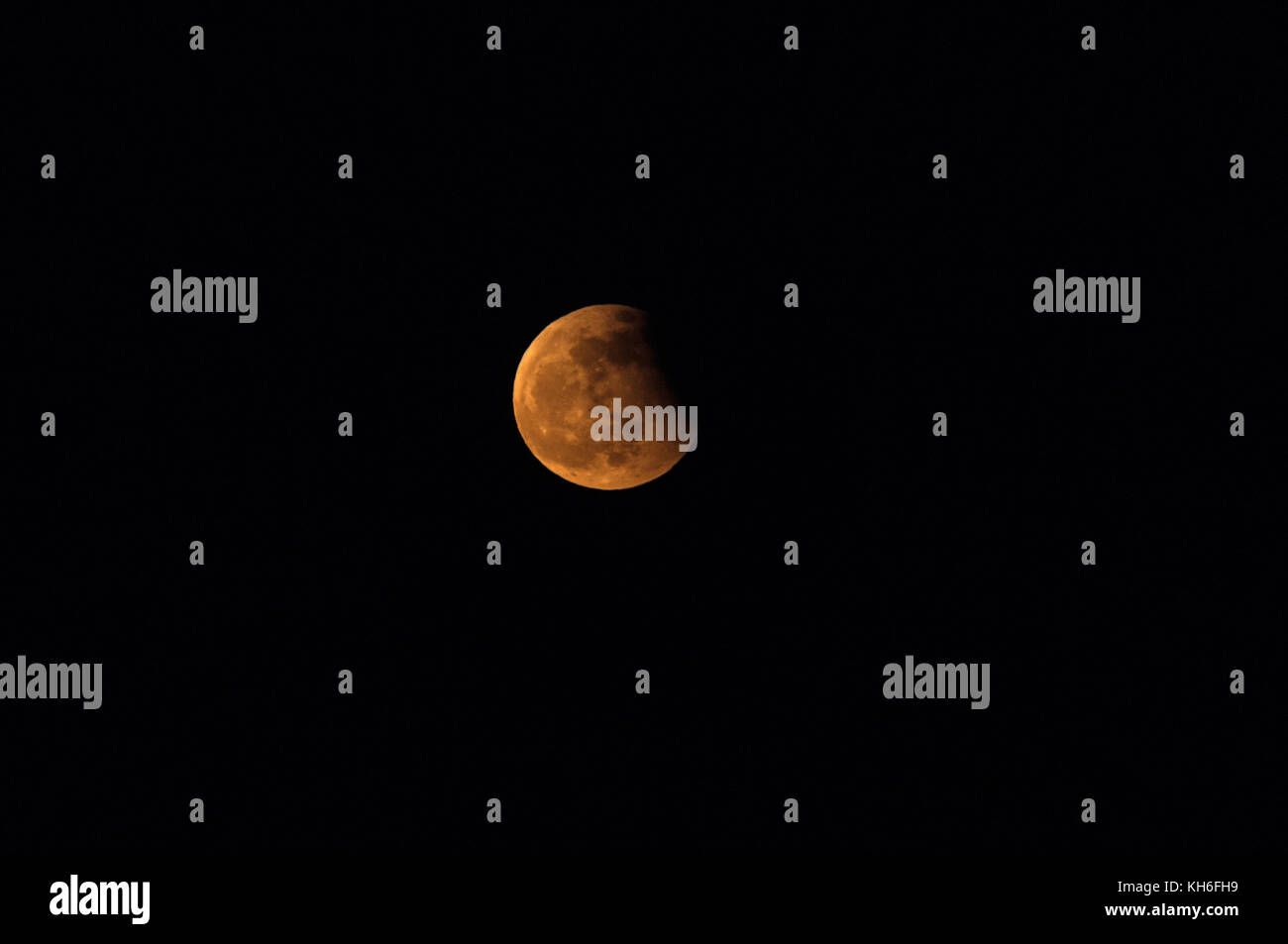 Phases of a lunar eclipse hi-res stock photography and images - Alamy