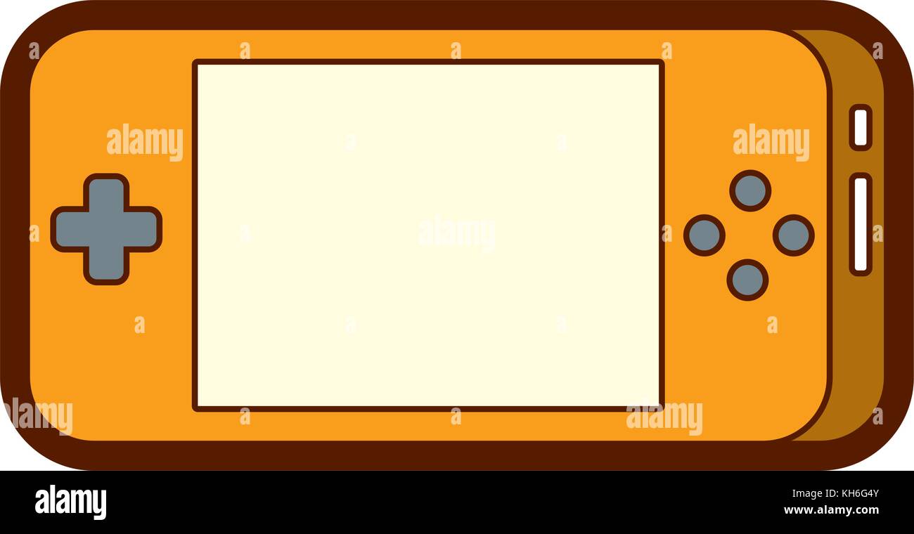 portable video game console gadget technology Stock Vector Image & Art ...