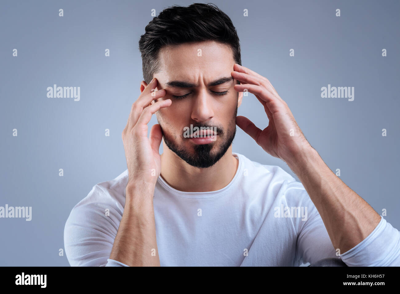 Worried handsome hi-res stock photography and images - Alamy
