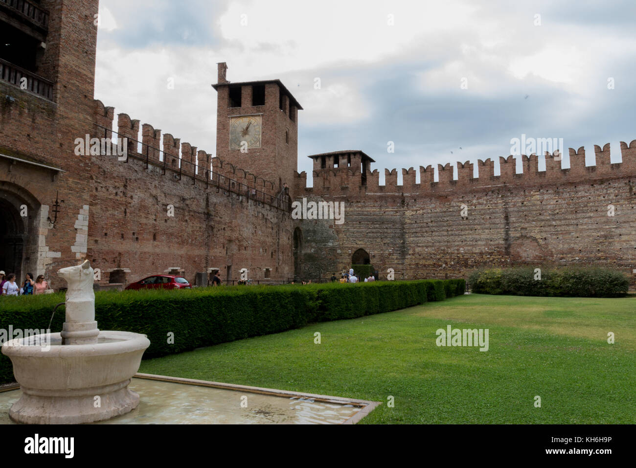 Castelvecchio Museum in the City of Verona, Northern Italy Stock Photo
