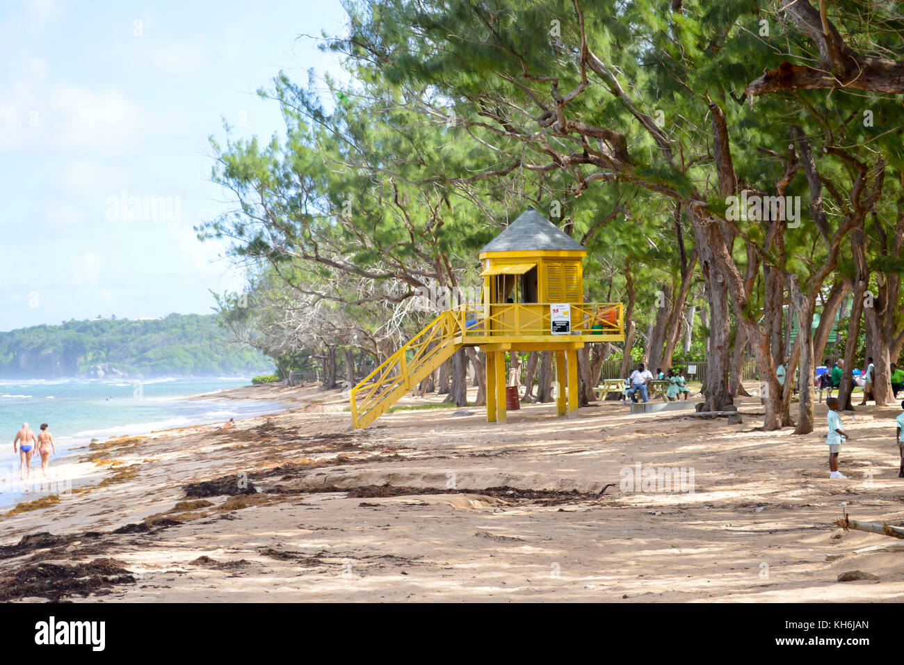 Bath Beach; Bath; St. John; Barbados Stock Photo - Alamy