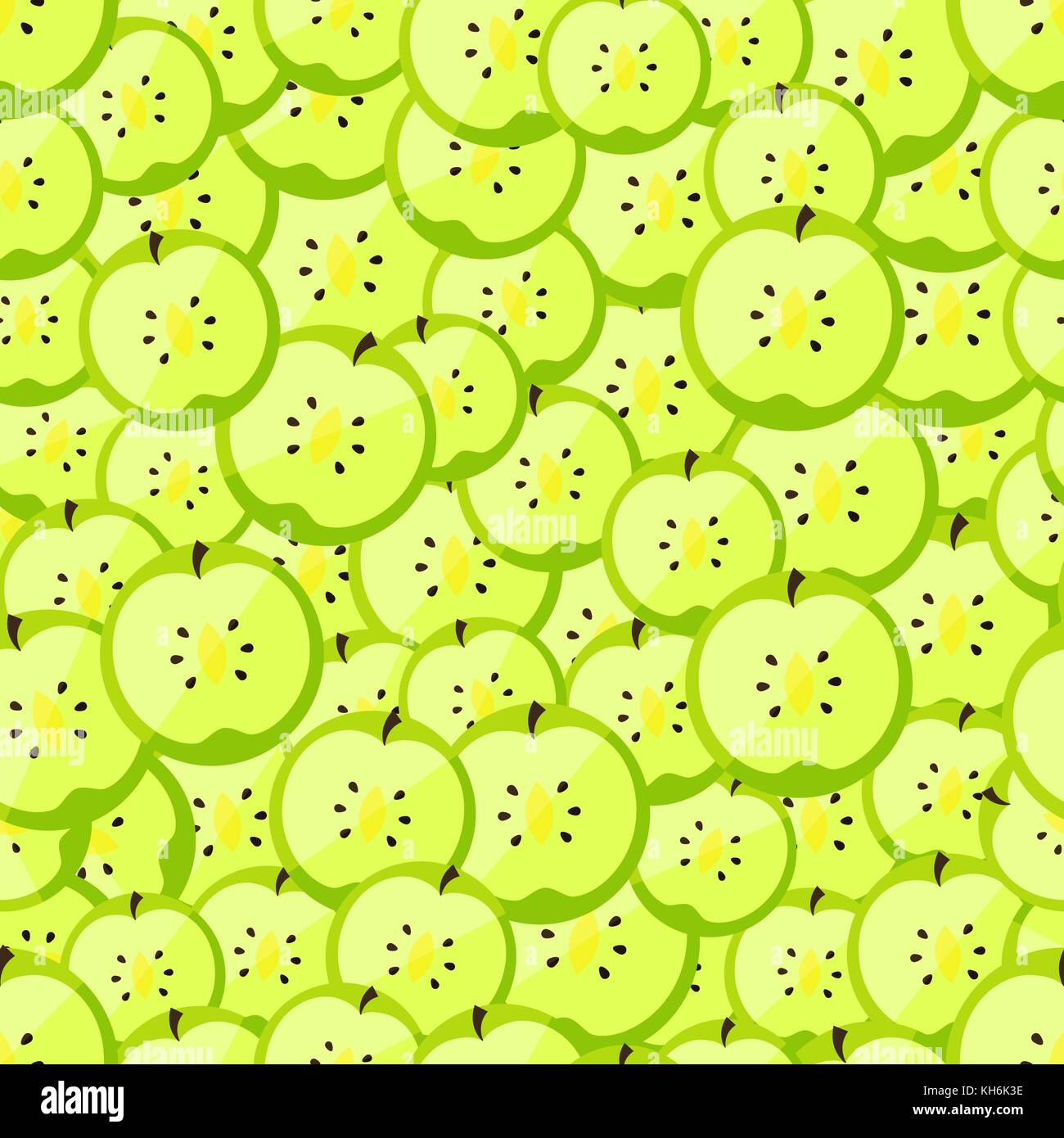 Seamless pattern chopped apple. Vector illustration in eps10 Stock ...