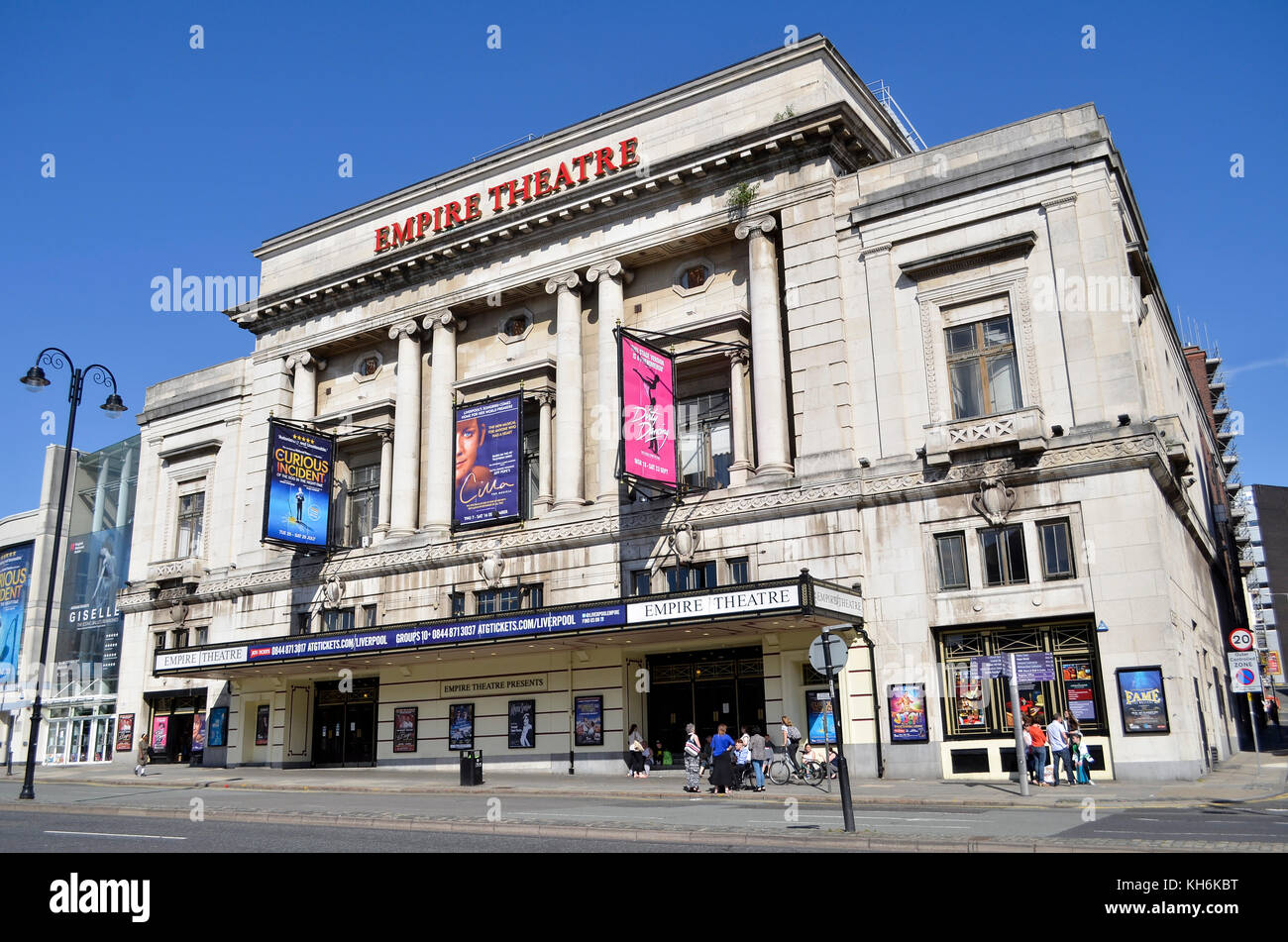 Empire Theatre, Liverpool, UK. Stock Photo